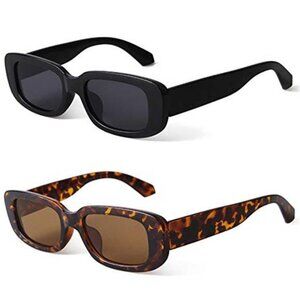 Retro Sunglasses Women Men Small Square Vintage UV Protection Sun Glasses